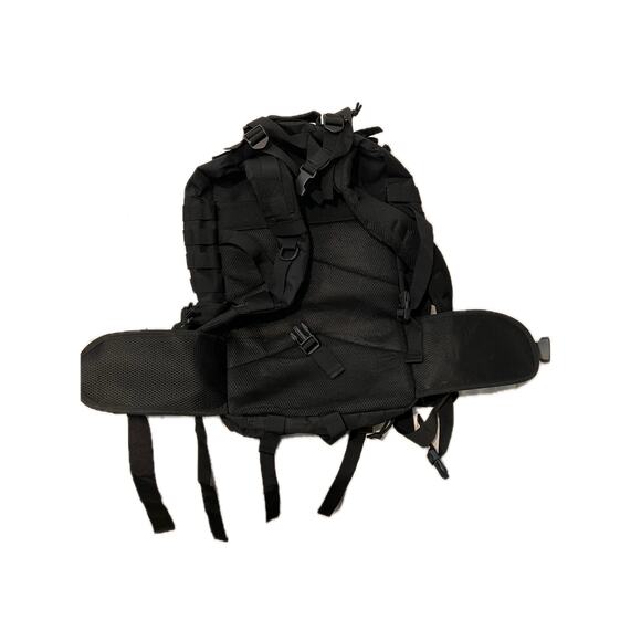 Wolt 45L Tactical Backpack Black - Picture 2 of 4